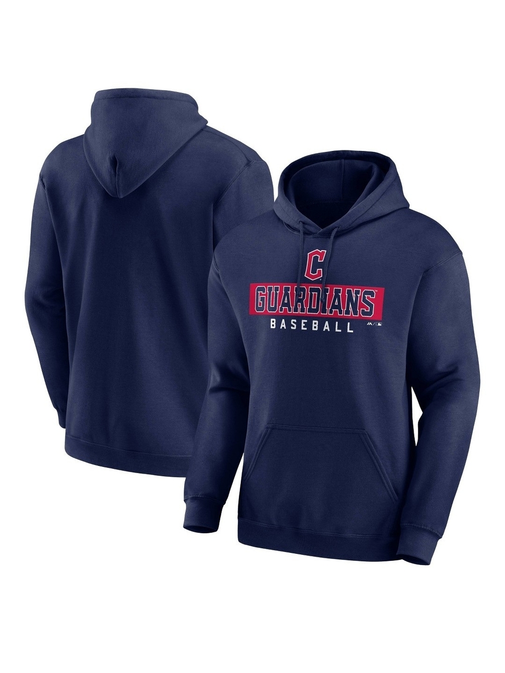 Navy Hooded Pullover Sweatshirt